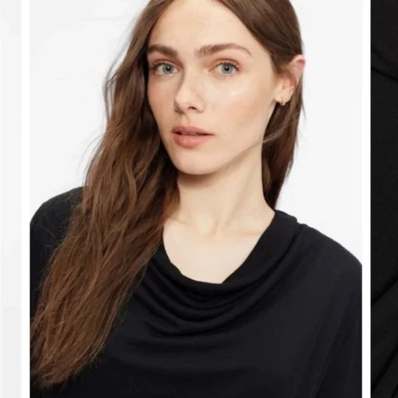 TED BAKER NEYDA STRETCHY COTTON BLACK MIDI DRESS SZ 6 US OR TED SZ 2 - Picture 3 of 6